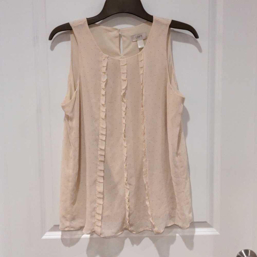 Loft Dressy Tank NWOT Size L